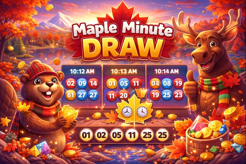 Maple Minute Draw format illustration